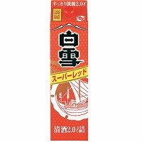 【ポイント最大47倍!お買い物マラソン開催中!】白雪 スーパーレッド 小西酒造 2000ml 2L 1本 お酒