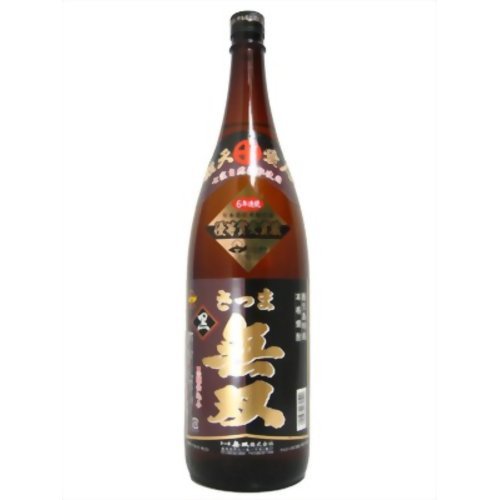 芋焼酎 鹿児島県 さつま無双 25度 黒ラベル 芋焼酎 1.8L 1800ml×1本 瓶 お酒