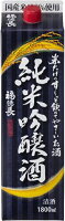 福徳長 米だけのすーっと飲めてやさしいお酒 純米吟醸酒 パック 1800ml 1800ml 6本 お酒