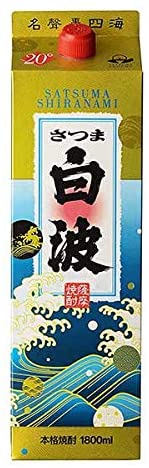 芋焼酎 20度 さつま白波 芋 パック 1800ml 1.8L 6本 2ケース 春夏のお酒
