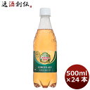 カナダドライ ジンジャーエール 500MPET（1ケース） 500ml 24本 1ケース 送料無料 ギフト 父親 誕生日 プレゼント