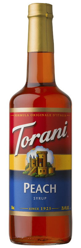 父の日 トラーニ torani フレーバーシロップ ピーチ 750ml 1本 flavored syrop 東洋ベバレッジ ギフト 父親 誕生日 プレゼント