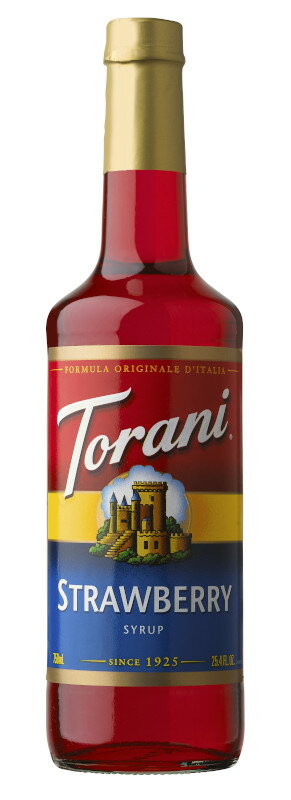 父の日 トラーニ torani フレーバーシロップ ストロベリー 750ml 1本 flavored syrop 東洋ベバレッジ ..