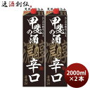 【5月15日は逸酒創伝の日!最大200円OFFクーポン配布中!】福徳長 甲斐の酒 濃醇辛口 2L 2本 日本酒