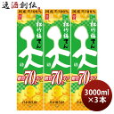 日本酒 松竹梅 天 糖質70%オフ パック 3000ml 3L 3本 宝 清酒 既発売