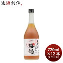 【5/5は逸酒創伝の日!最大200円OFFクーポン配布中♪】梅酒 果実酒 日本酒仕込みの梅酒 720ml × 2ケース / 12本 鶴見酒造 ギフト 贈り物