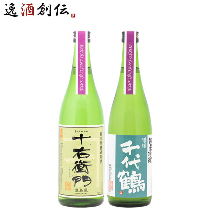 日本酒 TOKYO Local Craft Sake 金婚 千代鶴 2本飲み比べ 720ml 東京地酒 ギフト