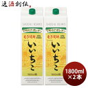 麦焼酎 いいちこ 25度 パック 1.8L 1800ml 2本 焼酎 三和酒類