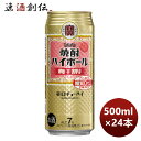 チューハイ 寶 宝 焼酎ハイボール 梅干割り 500ml ×