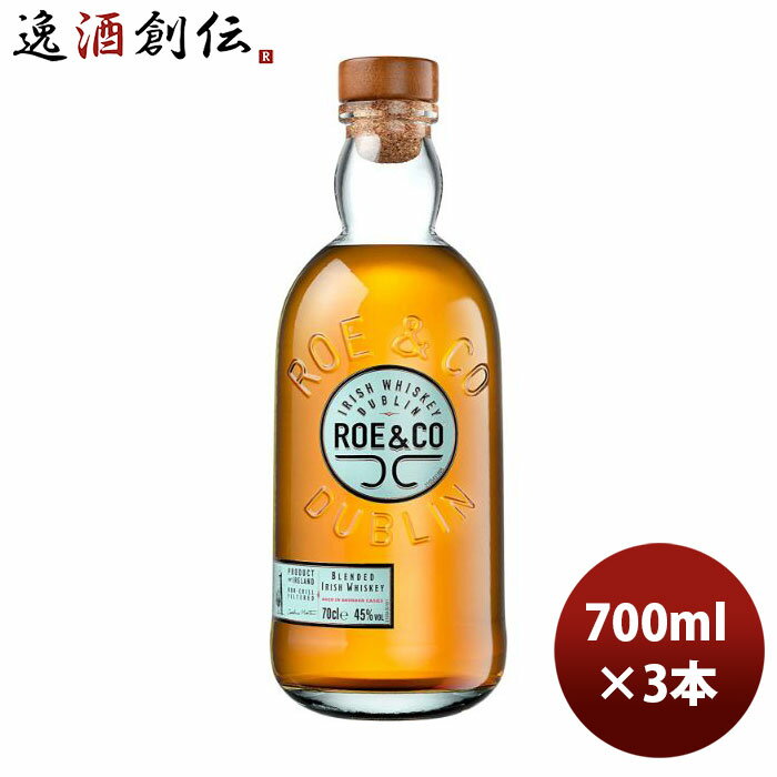 送料について、四国は別途200円、九州・北海道は別途500円、沖縄・離島は別途3000円 商品名 ウイスキー ROE&CO ロー アンド コー 700ml 3本 正規品 アイリッシュ ブレンデッド メーカー ディアジオ 容量/入数 700ml / 3本 Alc度数 45% 国（産地） アイルランド ウイスキー区分 ブレンデッド 蒸溜所 ローアンドコー 備考 商品説明 ROE&COは贅沢感のある滑らかなブレンデッドアイリッシュウィスキーです。麦芽による鮮やかなフルーティーさとグレーンウィスキーによるまろやかなクリーミィさの完璧なバランスです。高いファーストフィルの比率により、クリーミィなバニラの味わいがフルーティさとほのかなスパイシーさと調和する事により、驚くほど深みがあり贅沢で洗練された味わいを実現しました。 ご用途 【父の日】【夏祭り】【お祭り】【縁日】【暑中見舞い】【お盆】【敬老の日】【ハロウィン】【七五三】【クリスマス】【お年玉】【お年賀】【バレンタイン】【ひな祭り】【ホワイトデー】【卒園・卒業】【入園・入学】【イースター】【送別会】【歓迎会】【謝恩会】【花見】【引越し】【新生活】【帰省】【こどもの日】【母の日】【景品】【パーティ】【イベント】【行事】【リフレッシュ】【プレゼント】【ギフト】【お祝い】【お返し】【お礼】【ご挨拶】【土産】【自宅用】【職場用】【誕生日会】【日持ち1週間以上】【1、2名向け】【3人から6人向け】【10名以上向け】 内祝い・お返し・お祝い 出産内祝い 結婚内祝い 新築内祝い 快気祝い 入学内祝い 結納返し 香典返し 引き出物 結婚式 引出物 法事 引出物 お礼 謝礼 御礼 お祝い返し 成人祝い 卒業祝い 結婚祝い 出産祝い 誕生祝い 初節句祝い 入学祝い 就職祝い 新築祝い 開店祝い 移転祝い 退職祝い 還暦祝い 古希祝い 喜寿祝い 米寿祝い 退院祝い 昇進祝い 栄転祝い 叙勲祝い その他ギフト法人向け プレゼント お土産 手土産 プチギフト お見舞 ご挨拶 引越しの挨拶 誕生日 バースデー お取り寄せ 開店祝い 開業祝い 周年記念 記念品 おもたせ 贈答品 挨拶回り 定年退職 転勤 来客 ご来場プレゼント ご成約記念 表彰 お父さん お母さん 兄弟 姉妹 子供 おばあちゃん おじいちゃん 奥さん 彼女 旦那さん 彼氏 友達 仲良し 先生 職場 先輩 後輩 同僚 取引先 お客様 20代 30代 40代 50代 60代 70代 80代 季節のギフトハレの日 1月 お年賀 正月 成人の日2月 節分 旧正月 バレンタインデー3月 ひな祭り ホワイトデー 卒業 卒園 お花見 春休み4月 イースター 入学 就職 入社 新生活 新年度 春の行楽5月 ゴールデンウィーク こどもの日 母の日6月 父の日7月 七夕 お中元 暑中見舞8月 夏休み 残暑見舞い お盆 帰省9月 敬老の日 シルバーウィーク お彼岸10月 孫の日 運動会 学園祭 ブライダル ハロウィン11月 七五三 勤労感謝の日12月 お歳暮 クリスマス 大晦日 冬休み 寒中見舞い