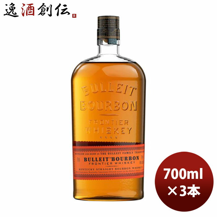 送料について、四国は別途200円、九州・北海道は別途500円、沖縄・離島は別途3000円 商品名 ウイスキー ブレット バーボン 700ml 3本 正規品 バーボンウイスキー メーカー ディアジオ 容量/入数 700ml / 3本 Alc度数 45% 国（産地） アメリカ ウイスキー区分 バーボンウイスキー 蒸溜所 - 備考 商品説明 「喉を焼かない滑らかさ」とうたわれる、複層的で滑らかな味わいが特徴。6年以上の熟成と高品質ライ麦がふんだんに使用するという独自のレシピから生まれて希少なバーボンです。ブレッドバーボンは、ケンタッキー州ルイビルのタバーン(居酒屋)店主、オーガスタス・ブレッドがブランデー造りの知識を活かして造り始めたバーボンウイスキー。1860年のブレッドの事故死で歴史を閉じていましたが、1987年、トム・ブレッドが曾々祖父のレシピを用いて伝説の味を復活させました。