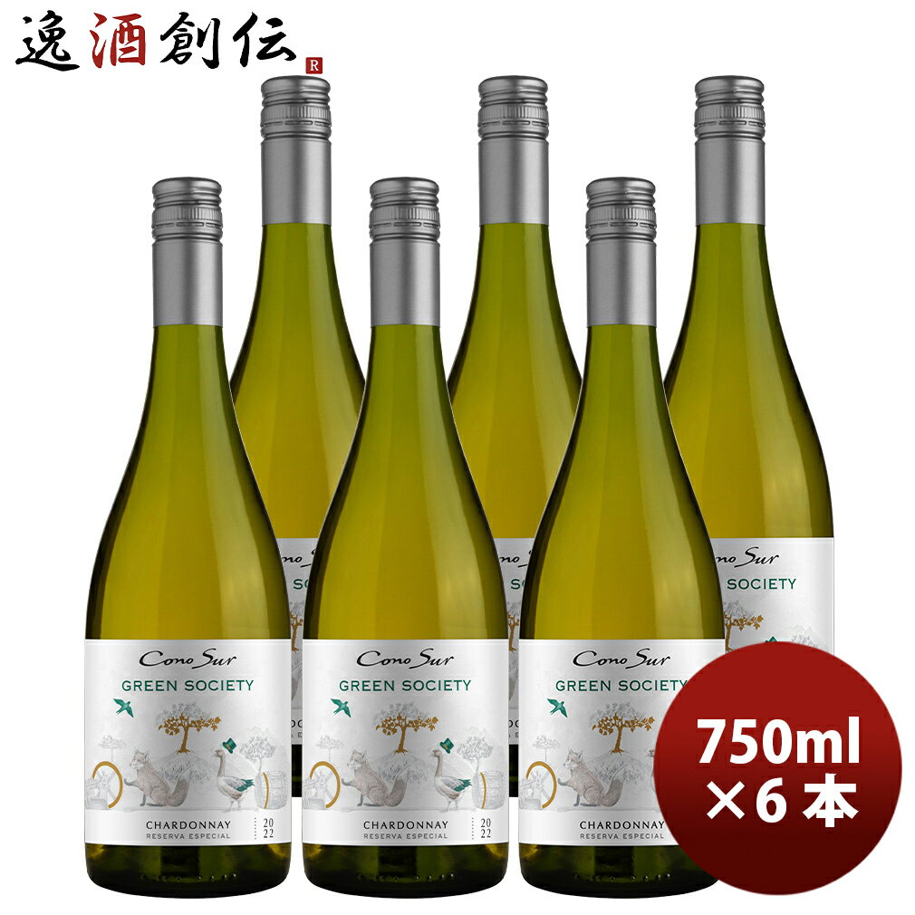 K SMI コノスル グリーンソサエティ シャルドネ 750ml 6本