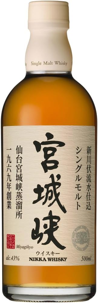 アサヒ ニッカ シングルモルト 宮城峡 500ml 1本 ウィスキー