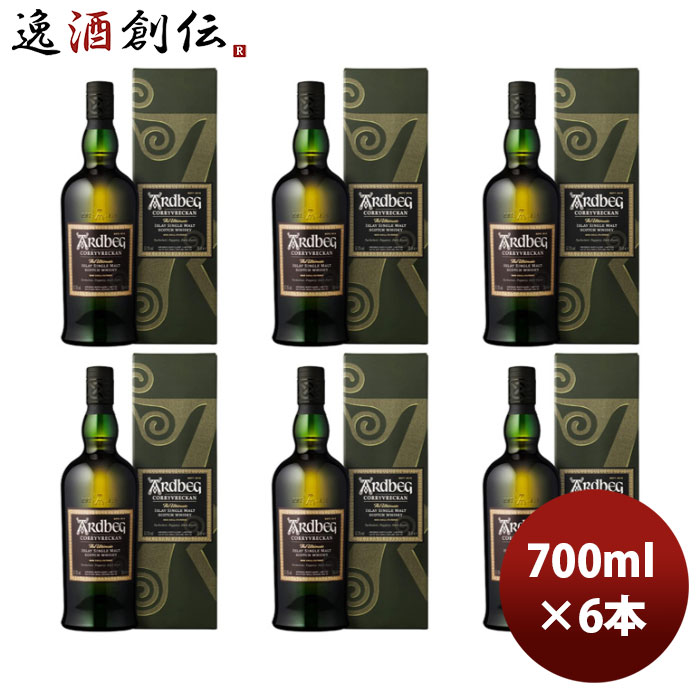 ARDBEG 正規品 ウイスキー アードベック コリーヴレッカン 箱無 700ml × 1ケース / 6本 MHD のし・ギフト・サンプル各種対応不可