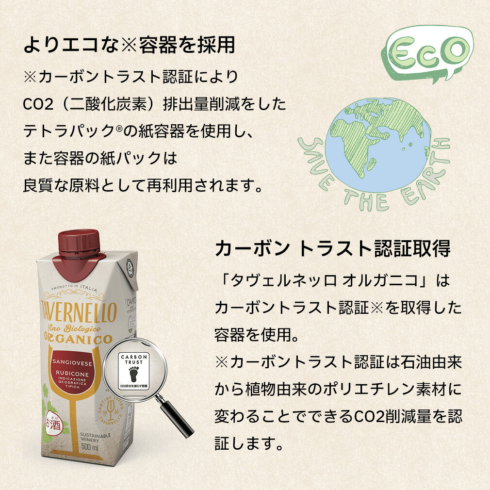 赤ワイン タヴェルネッロ オルガニコ サンジョヴェーゼ テトラパック 1L 計4本 サントリー イタリア 敬老の日 お祝い プレゼント 秋ギフト issyusouden-10030981 逸酒創伝 楽天市場店 サンプル画像3
