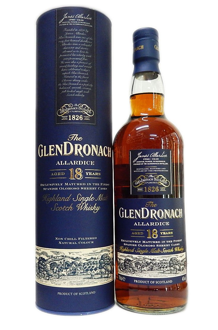 正規品 グレンドロナック18年 アラダイス 700ml×1本 / Glendronach Allardice 18years ギフト 父親 誕生日 プレゼント