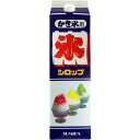 シロップ かき氷シロップ もも スミダ飲料 1800ml 1.8L 1本