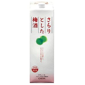 父の日 チョーヤ さらりとした梅酒 パック 1000ml 1L ギフト 父親 誕生日 プレゼント