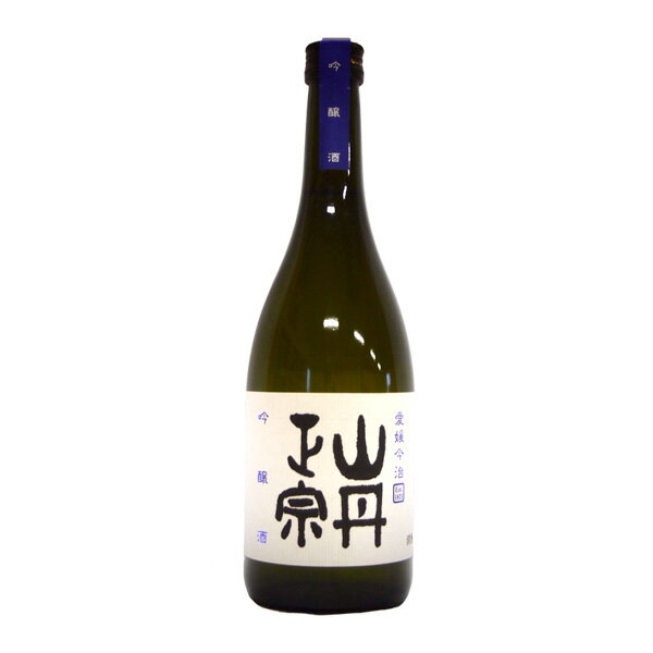 商品名 山丹正宗 吟醸酒 720ml 1本　愛媛県 八木酒造部 メーカー （株）八木酒造部 容量/入数 720ml / 1本 原料米 松山三井 精米歩合 60％ 酸度 1.5 日本酒度 +4.0 備考 商品説明 バナナやメロンの爽やかな香りが心地よい。ソフトな口当たりと上品な甘味が香りとマッチ。上品でスッキリとしたタイプの吟醸酒なので、2口目以降も続けて楽しめ、あっさりとした料理との相性が良い。【精米歩合：60%、日本酒度：+4、酸度：1.5】 ●ワイングラスでおいしい日本酒アワード 3年連続最高金賞受賞 [history] 天保2年（1831年）に愛媛県今治市で創業した八木酒造部。創業当初は木綿や醤油の製造を行っていました。創業から約100年後の昭和10年には、市内で最も良い水が出るとされる旭町に蔵を移転。戦時中には蔵が全焼しましたが、伝統の力で困難を乗り越え、今日に至っています。 [location] 八木酒造部では、「全てに対して誠実であること」をテーマに酒造りに真摯に向き合っています。水は蔵の井戸より蒼社川の伏流水を、お米は一部を除き愛媛県産米を使用し、最後の越智杜氏といわれる村上浩由が匠の技を継承。また、建物全体を冷却することで、温暖な愛媛県においても、寒冷地と同じ環境での酒造りを可能としています。 [people] 「山丹正宗」の酒銘は、創業者八木治兵衛が出身地に因んで屋号を「丹波屋」とし、その家紋と、お酒のキレの良さを名刀「正宗」にあやかり、「山丹正宗」としたと伝えられています。平成8年にロゴを一新。翌年には日本パッケージデザイン大賞の金賞を受賞しました。 ご用途 【父の日】【夏祭り】【お祭り】【縁日】【暑中見舞い】【お盆】【敬老の日】【ハロウィン】【七五三】【クリスマス】【お年玉】【お年賀】【バレンタイン】【ひな祭り】【ホワイトデー】【卒園・卒業】【入園・入学】【イースター】【送別会】【歓迎会】【謝恩会】【花見】【引越し】【新生活】【帰省】【こどもの日】【母の日】【景品】【パーティ】【イベント】【行事】【リフレッシュ】【プレゼント】【ギフト】【お祝い】【お返し】【お礼】【ご挨拶】【土産】【自宅用】【職場用】【誕生日会】【日持ち1週間以上】【1、2名向け】【3人から6人向け】【10名以上向け】 内祝い・お返し・お祝い 出産内祝い 結婚内祝い 新築内祝い 快気祝い 入学内祝い 結納返し 香典返し 引き出物 結婚式 引出物 法事 引出物 お礼 謝礼 御礼 お祝い返し 成人祝い 卒業祝い 結婚祝い 出産祝い 誕生祝い 初節句祝い 入学祝い 就職祝い 新築祝い 開店祝い 移転祝い 退職祝い 還暦祝い 古希祝い 喜寿祝い 米寿祝い 退院祝い 昇進祝い 栄転祝い 叙勲祝い その他ギフト法人向け プレゼント お土産 手土産 プチギフト お見舞 ご挨拶 引越しの挨拶 誕生日 バースデー お取り寄せ 開店祝い 開業祝い 周年記念 記念品 おもたせ 贈答品 挨拶回り 定年退職 転勤 来客 ご来場プレゼント ご成約記念 表彰 お父さん お母さん 兄弟 姉妹 子供 おばあちゃん おじいちゃん 奥さん 彼女 旦那さん 彼氏 友達 仲良し 先生 職場 先輩 後輩 同僚 取引先 お客様 20代 30代 40代 50代 60代 70代 80代 季節のギフトハレの日 1月 お年賀 正月 成人の日2月 節分 旧正月 バレンタインデー3月 ひな祭り ホワイトデー 卒業 卒園 お花見 春休み4月 イースター 入学 就職 入社 新生活 新年度 春の行楽5月 ゴールデンウィーク こどもの日 母の日6月 父の日7月 七夕 お中元 暑中見舞8月 夏休み 残暑見舞い お盆 帰省9月 敬老の日 シルバーウィーク お彼岸10月 孫の日 運動会 学園祭 ブライダル ハロウィン11月 七五三 勤労感謝の日12月 お歳暮 クリスマス 大晦日 冬休み 寒中見舞い