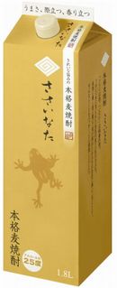 父の日 麦焼酎 本格麦焼酎 ささいなた 25度 紙 1800ml 1.8L×1本 お酒