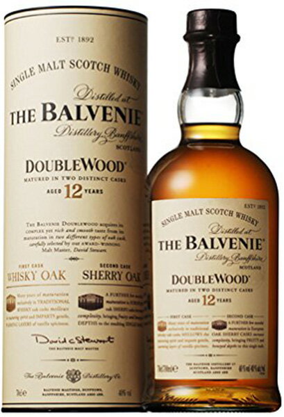 父の日 正規品 バルヴェニー12年 ダブルウッド 700ml×1本 / THE BALVENIE 12year ギフト 父親 誕生日 プレゼント