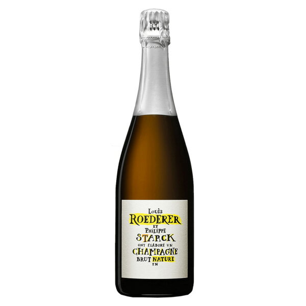 ルイ・ロデレール ブリュット ナチュール フィリップ スタルクモデル 箱無 750ml×1本 Louis Roederer クール便指定は別途324円 ギフト 父親 誕生日 プレゼント