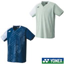 《送料無料》2023年1月下旬発売　YONEX　メンズ　ゲームシャツ(フィットスタイル)　10543　ヨネックス　テニス　バドミントン　ウェア