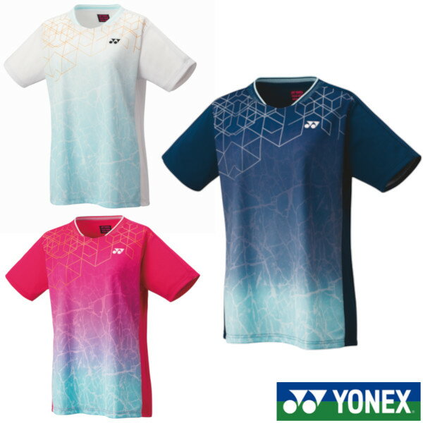 YO-20716-170-M ヨネックス レディース ゲームシャツ（フィットシャツ）（ミッドナイト・サイズ：M） YONEX