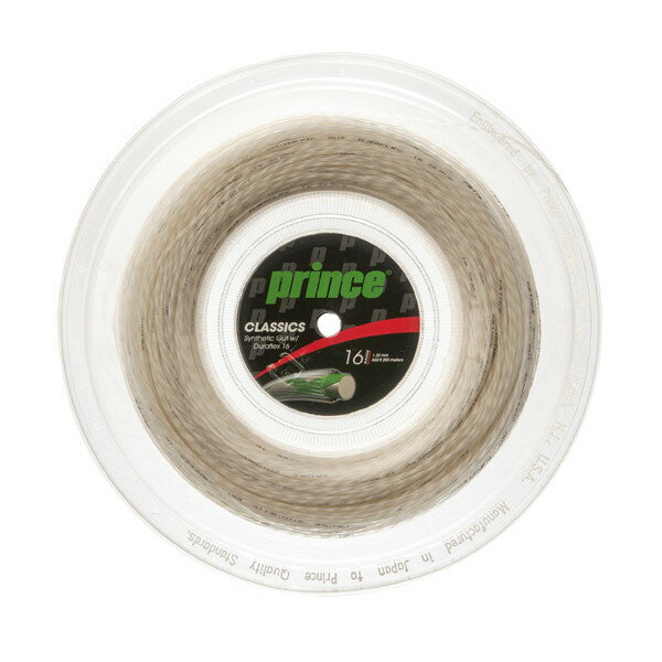 《送料無料》Prince　ロールガット　シンセティック　ガット　DF　16　7J502　プリンス　硬式テニスストリング(4)
