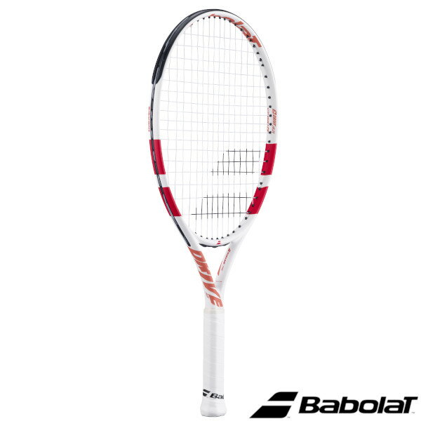 《送料無料》2025年1月中旬発売 Babolat DRIVE JR 23 140511 ホワイト ドライブジュニア 23 バボラ ジュニア 硬式テニスラケッ...