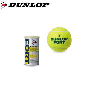 《500円割引クーポン対象》DUNLOP　フォート　2球入缶　DFDYL2DOZ　ダンロップ　硬式　テニスボール