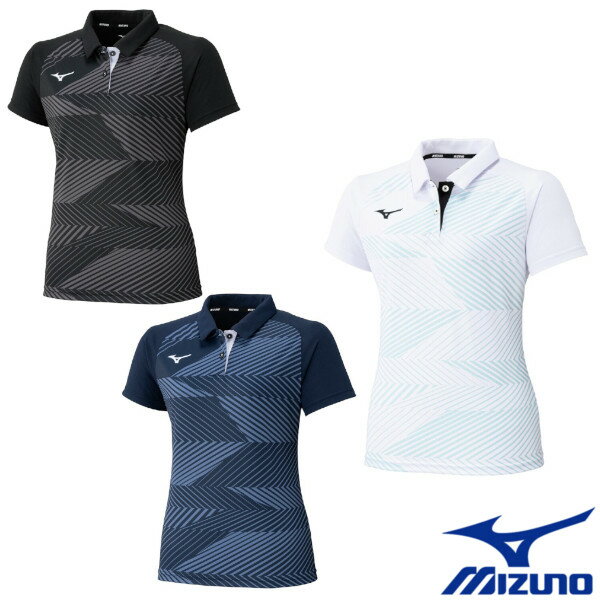 《送料無料》2025年2月発売　MIZUNO　ウィメンズ　ゲームシャツ　62JAC223　ミズノ　レディース　テニス　バドミントン　ウェア