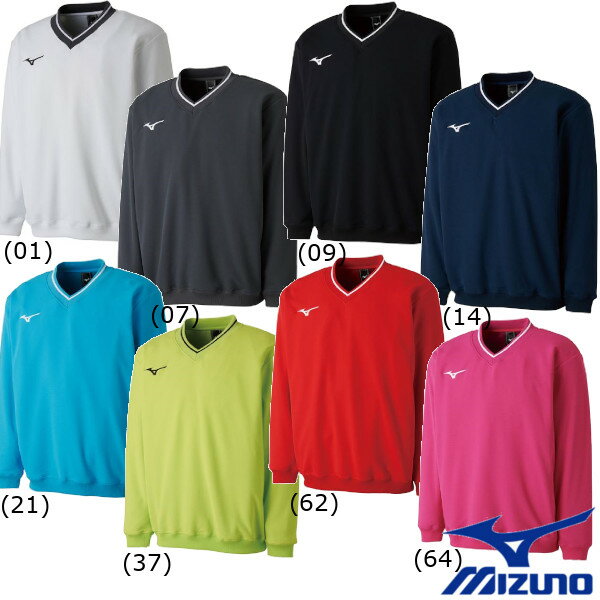 《送料無料》MIZUNO　ユニセックス　スウェットシャツ(中厚素材)　62JC8001　ミズノ　テニ ...