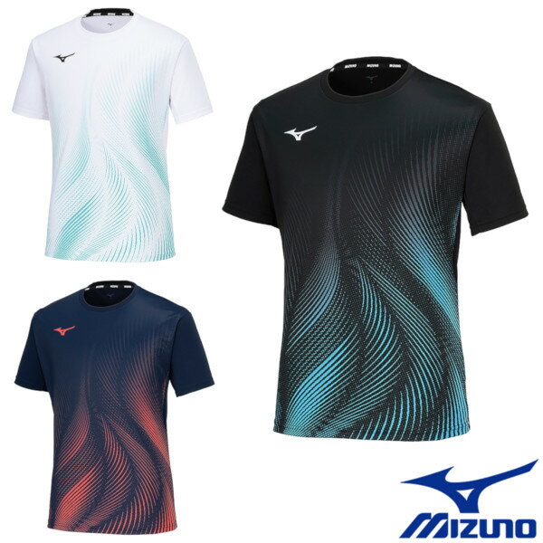 《送料無料》2024年2月発売　MIZUNO　ユニセックス　ゲームシャツ　62JAB020　ミズノ　テニス　バドミントン　ウェア