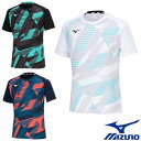 《送料無料》2024年2月発売　MIZUNO　ユニセックス　ゲームシャツ　62JAB024　ミズノ　テニス　バドミントン　ウェア