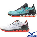 《送料無料》《新色》2024年4月発売　MIZUNO　ウエーブエンフォース　TOUR　OC　61GB2302　ミズノ　テニスシューズ　砂入り人工芝・クレーコート用