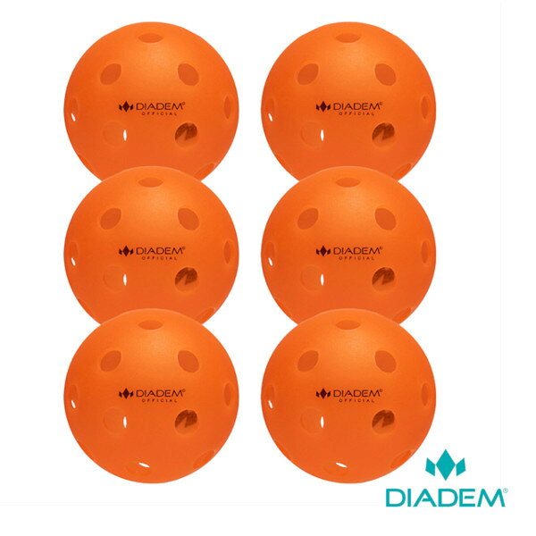 Other - DIADEM　ピックルボール　パワーピックルボール インドアボール 6個入 TPB006 　ダイアデム