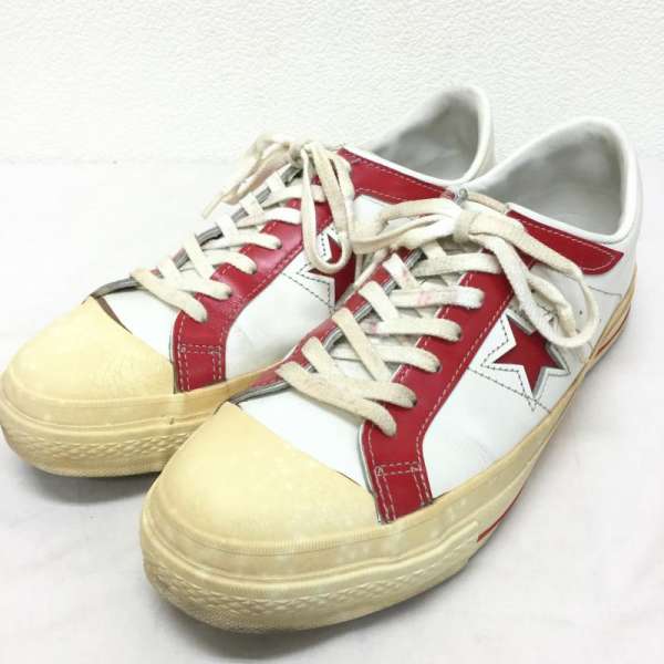 CONVERSE コンバース スニーカー スニーカー Sneakers 90年代 ONESTAR PROTO MODEL ワンスター プロトモデル レザー ローカット 三つ星 チャックテイラー【USED】【古着】【中古】10018400