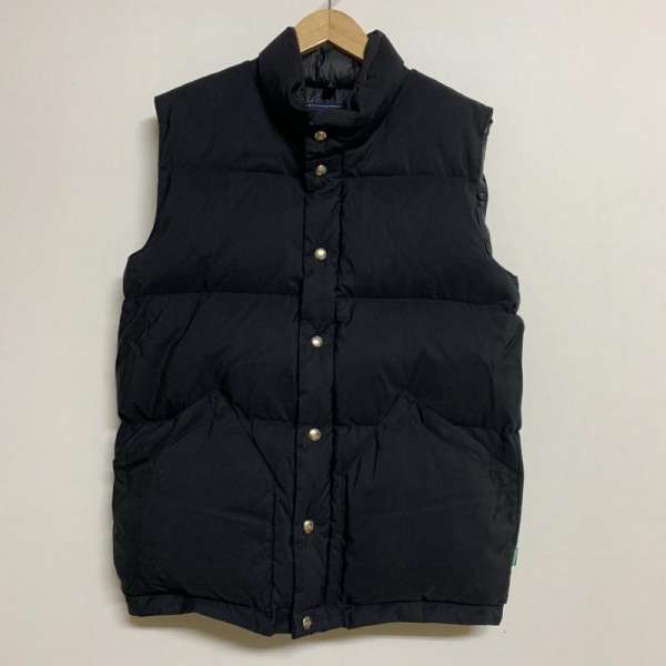 Crescent Down Works クレセントダウンワークス ベスト ベスト Vest Crescent Down Works × Delicious / クレセントダウンワークス × デリシャス Wジップ スタンドカラー ダウンベスト【USED】【古着】【中古】10024643