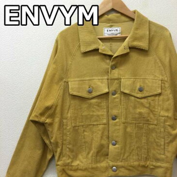 ENVYM アンビー ジャンパー、ブルゾン ジャケット、上着 Jacket フロント ラグラン コーデュロイ ジャケット オーバーサイズ ルーズ シルエット 191-030021【USED】【古着】【中古】10030902