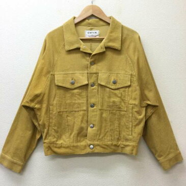 ENVYM アンビー ジャンパー、ブルゾン ジャケット、上着 Jacket フロント ラグラン コーデュロイ ジャケット オーバーサイズ ルーズ シルエット 191-030021【USED】【古着】【中古】10030902