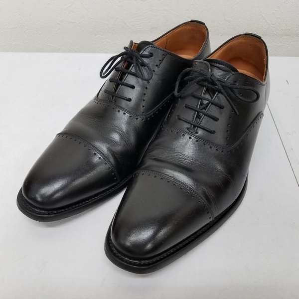SCOTCH GRAIN スコッチグレイン 革靴 革靴 Leather Shoes F-756 ベルオム マーブル ドレスシューズ ストレートチップ 革靴【USED】【古着】【中古】10034264のサムネイル