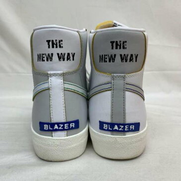 NIKE ナイキ スニーカー スニーカー Sneakers W BLAZER MID 77 DC5203-100 WHITE GRAY LEATHER ブレザー ミッド スニーカー【USED】【古着】【中古】10035616