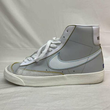 NIKE ナイキ スニーカー スニーカー Sneakers W BLAZER MID 77 DC5203-100 WHITE GRAY LEATHER ブレザー ミッド スニーカー【USED】【古着】【中古】10035616