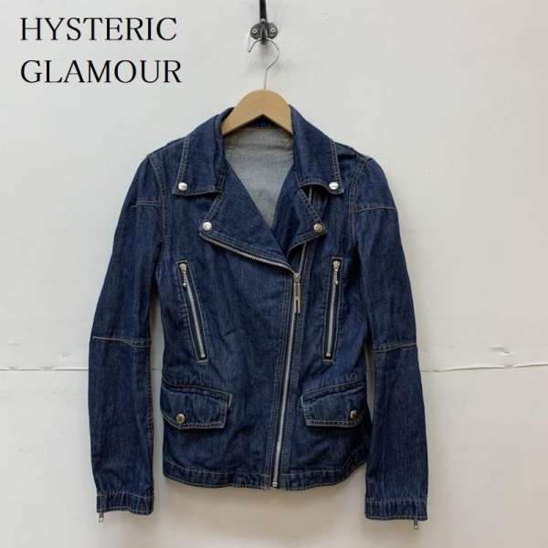 HYSTERIC GLAMOUR ヒステリックグラマー ライダース ジャケット、上着 Jacket デニム ライダース ジャケット アーカイブ 90s【USED】【古着】【中古】10035880のサムネイル