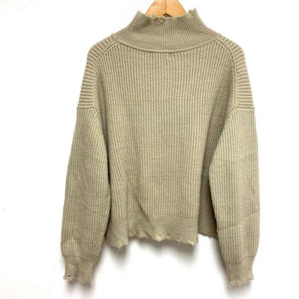 niko and... ニコアンド 長袖 ニット、セーター Knit, Sweater ホヅホヅ タートル プルオーバー【USED】【古着】【中古】10039994