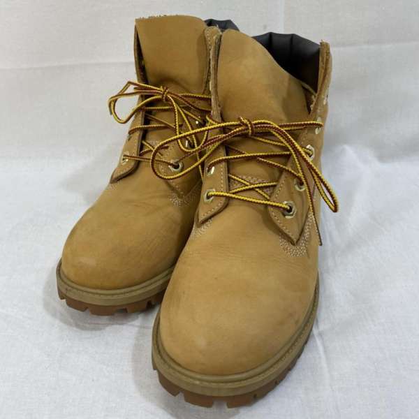 Timberland ティンバーランド ショートブーツ ブーツ Boots Short Boots ヌバックショートブーツ/レースアップ/12909 3959/22.5【USED】【古着】【中古】10040133