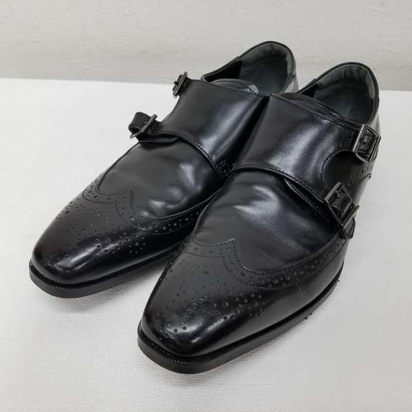 ASICS アシックス 革靴 革靴 Leather Shoes TU-802 Texcy Lue テクシー リュクス ダブルモンクストラップ シューズ 革靴【USED】【古着】【中古】10040449