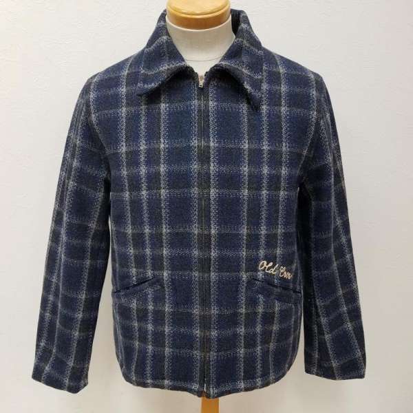 GLAD HAND グラッドハンド ジャンパー、ブルゾン ジャケット、上着 Jacket OLD SROW オールド クロウ SPORTS CHECK JACKET スポーツ チェック ジャケット ロゴ刺繍【USED】【古着】【中古】10040517