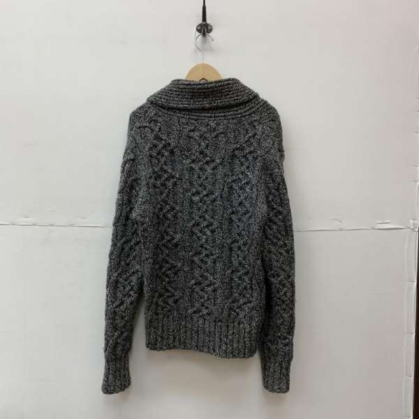 L.L.Bean エルエルビーン 長袖 ニット、セーター Knit, Sweater ショールカラー ケーブル ニット セーター【USED】【古着】【中古】10042336